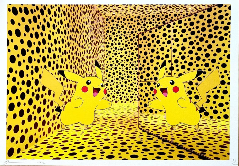 Digitale Print Death Nyc - Pikachu