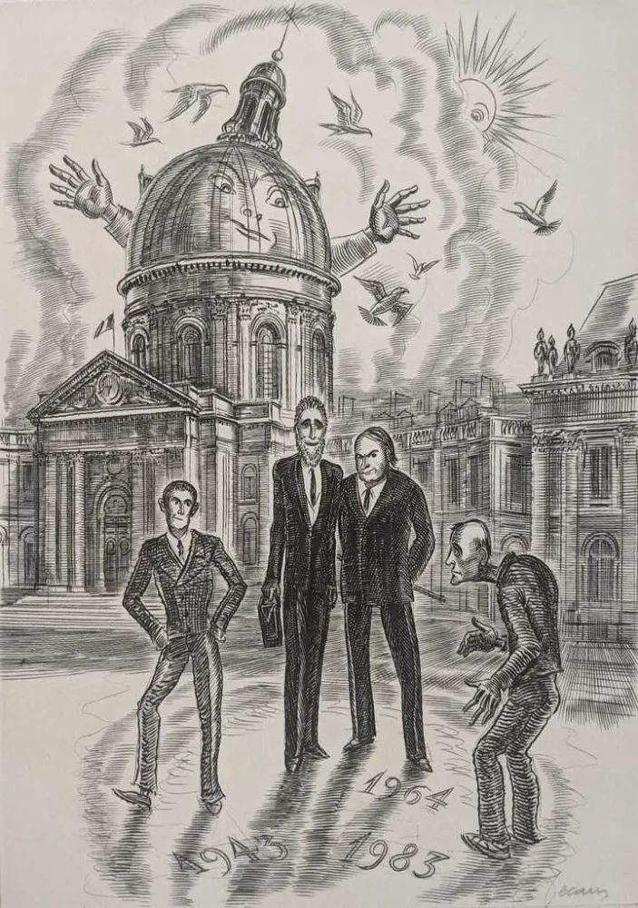 Ets Decaris - Devant l'Académie Française