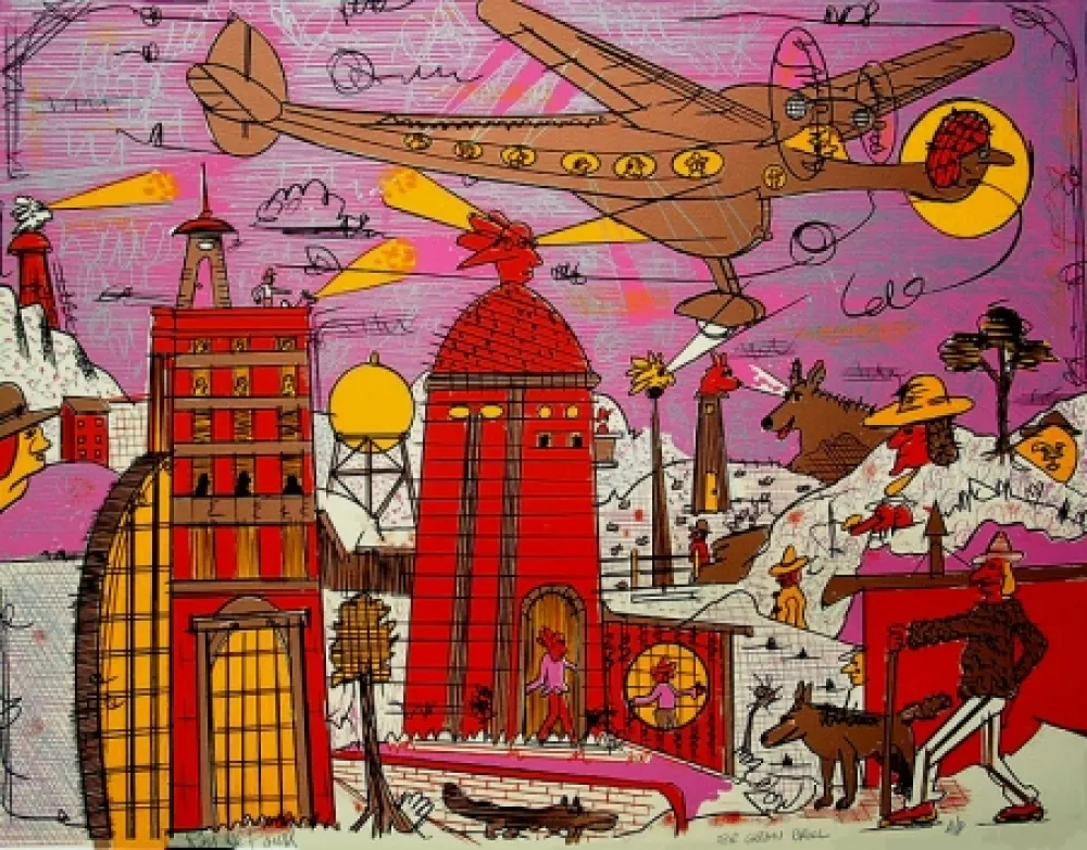 Lithografie Deforest - Story of Flight II