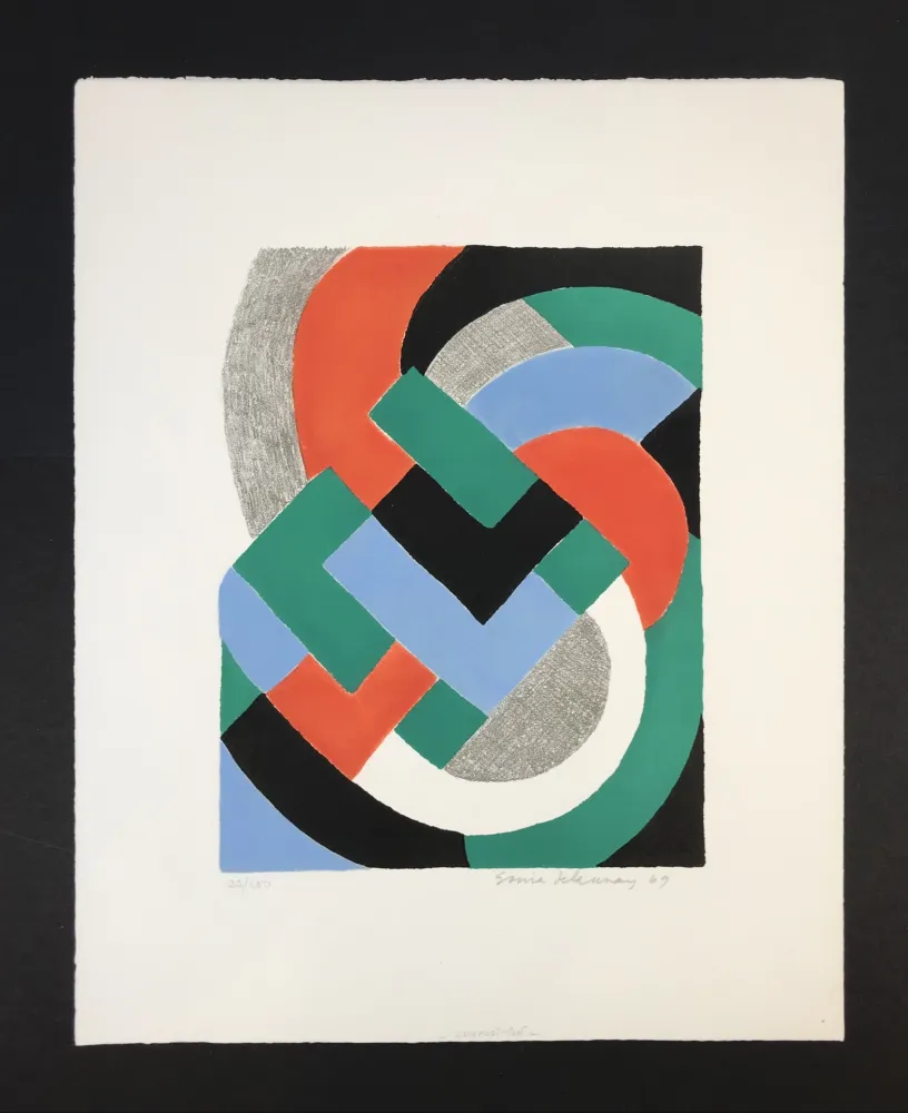 Zeefdruk Delaunay - Composition