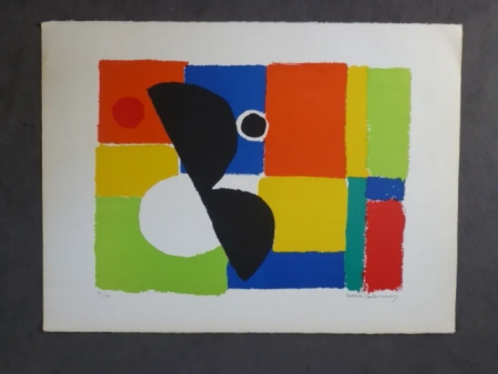Lithografie Delaunay - Hélice noire