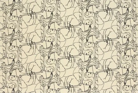 Lithografie Dheedene - Octopus - White