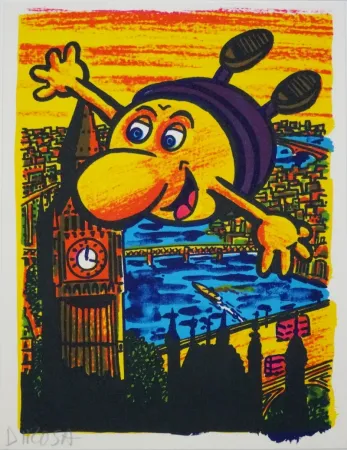 Lithografie Di Rosa - Big Ben