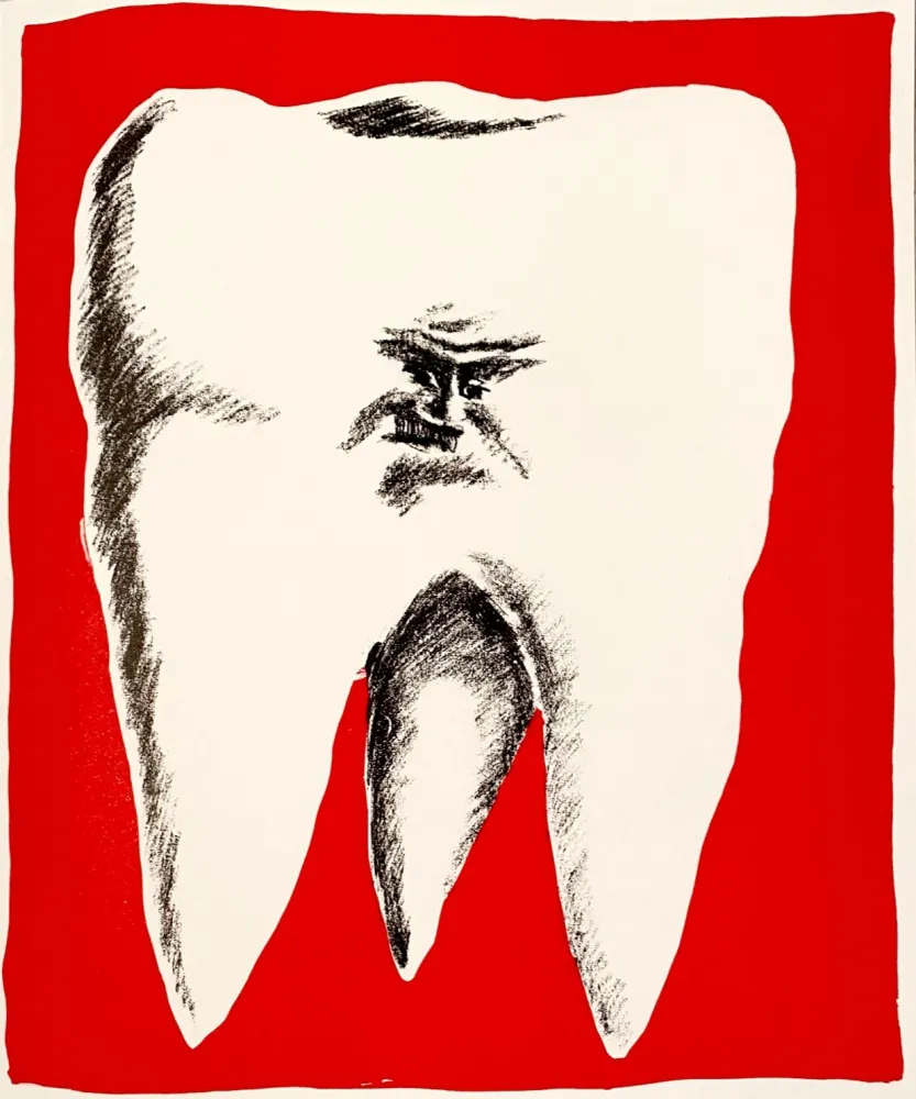 Lithografie Di Rosa - Corps amoureux