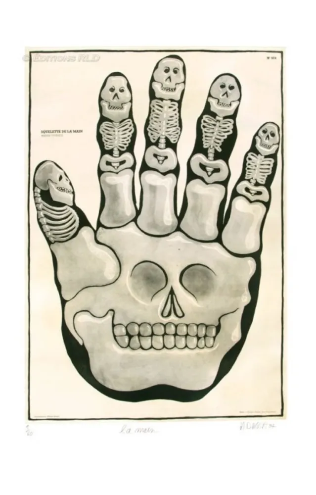 Gravure Di Rosa - La main