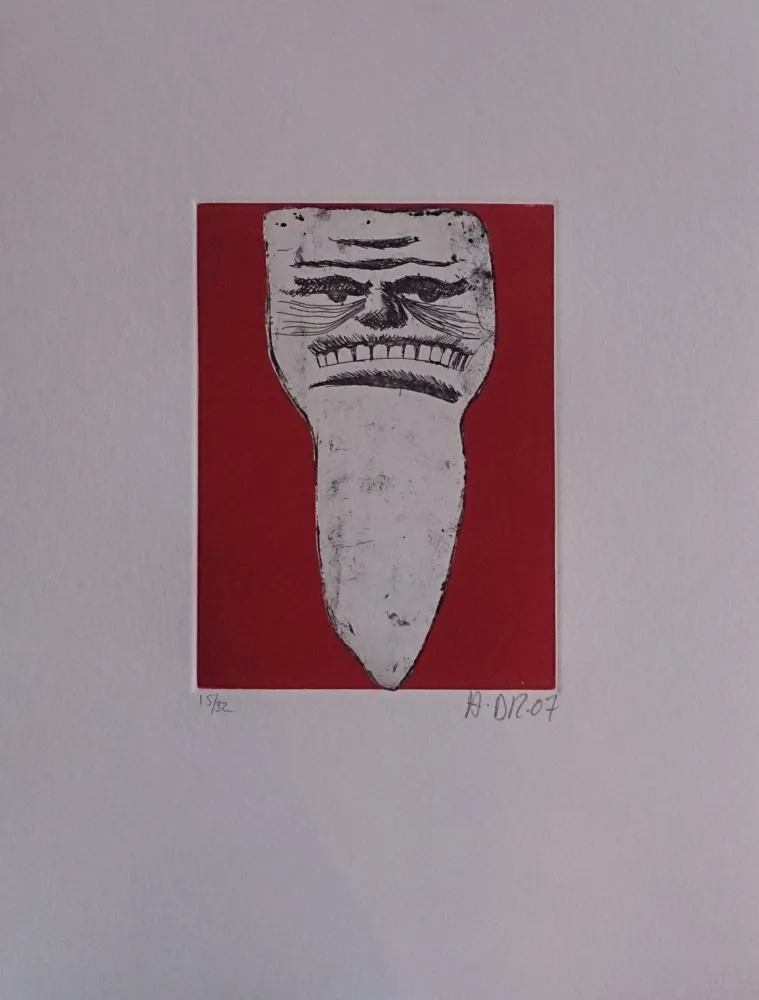 Gravure Di Rosa - Les 32 dents