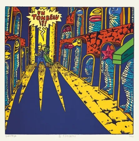 Zeefdruk Di Rosa - Un tombeau