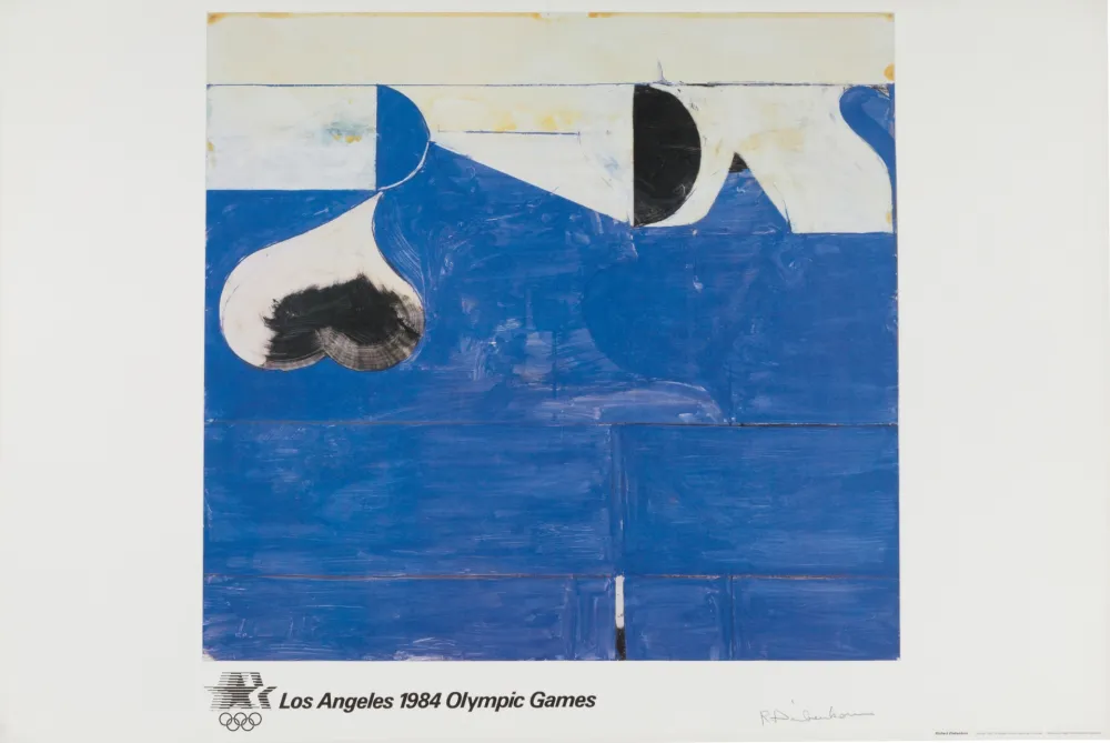Lithografie Diebenkorn - Los Angeles Olympic Games, 1984 - Hand-signed