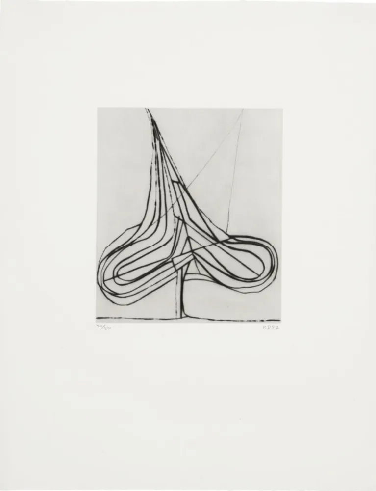 Droge Naald Diebenkorn - Spade Drypoint