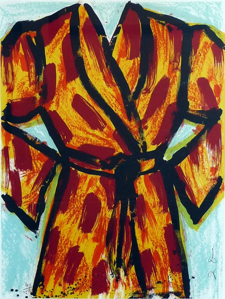 Lithografie Dine - Black Ink Robe