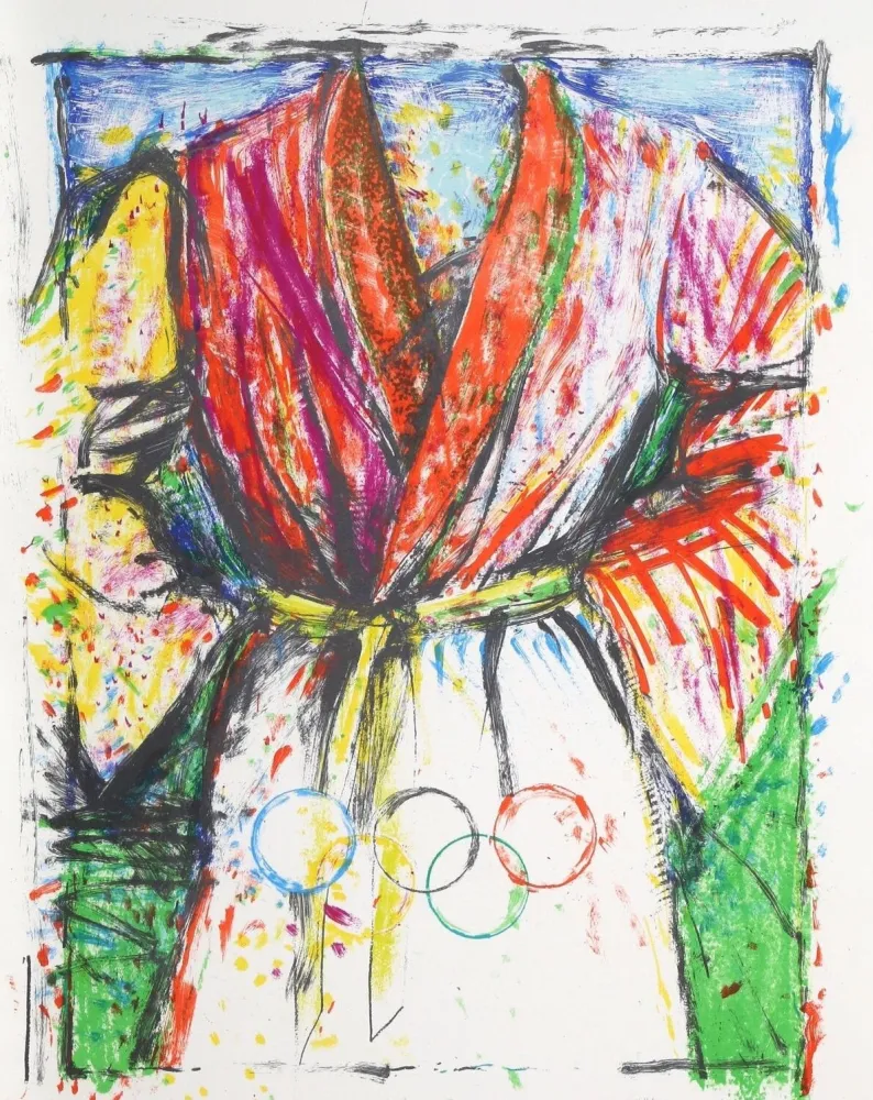 Lithografie Dine - Olympic Robe