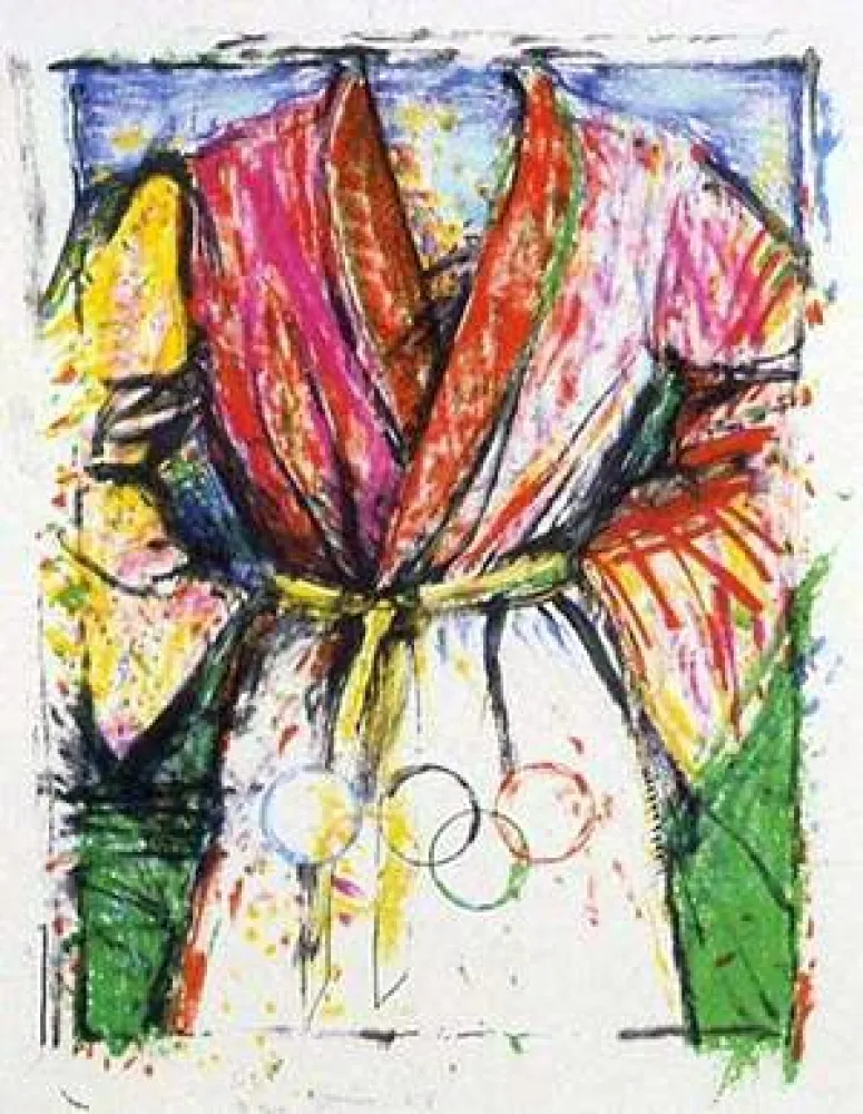 Lithografie Dine - Olympic Robe