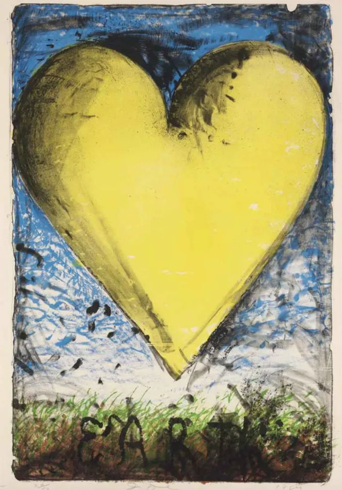 Lithografie Dine - The Yellow Heart