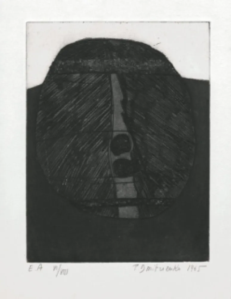 Gravure Dmitrienko -  Tête archaïque