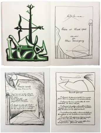Geïllustreerd Boek Dominguez - Paul Éluard : POÉSIE ET VÉRITÉ 1942. 31 gravures originales (1947)