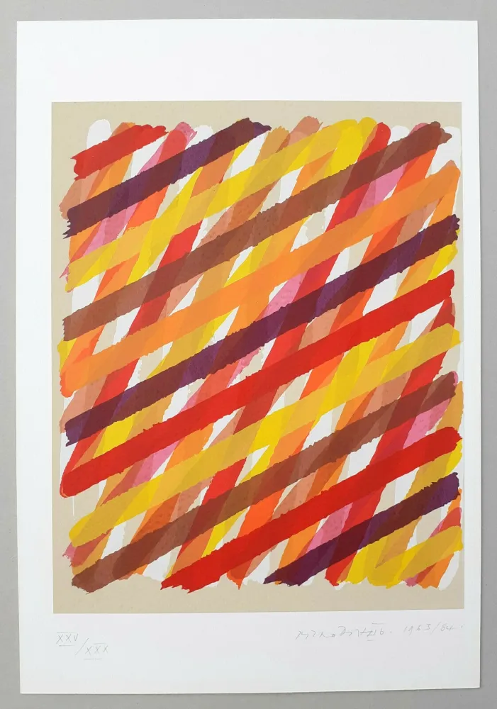 Zeefdruk Dorazio - Ex tempore IV