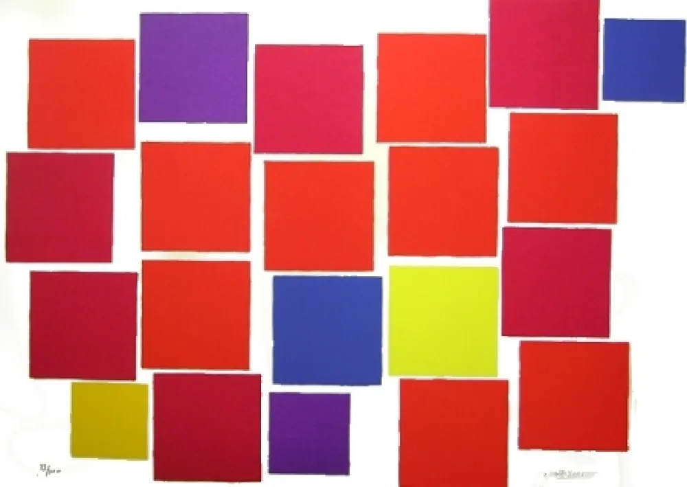 Lithografie Dorazio - Senza titolo