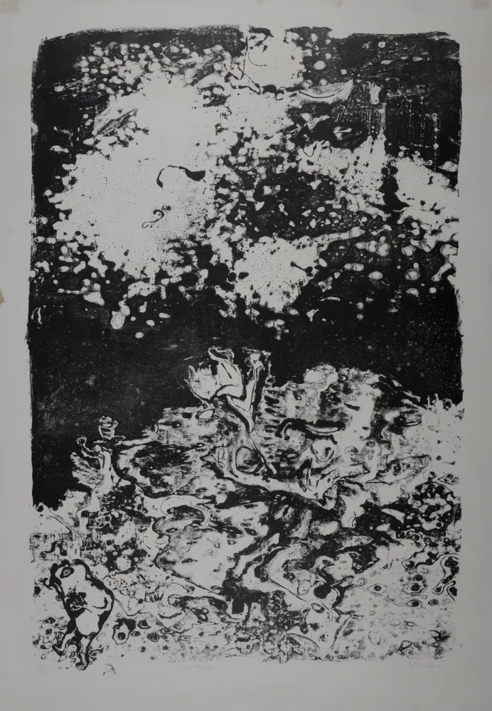 Lithografie Dubuffet - Le Ciel étranger, 1953 - Hand-signed