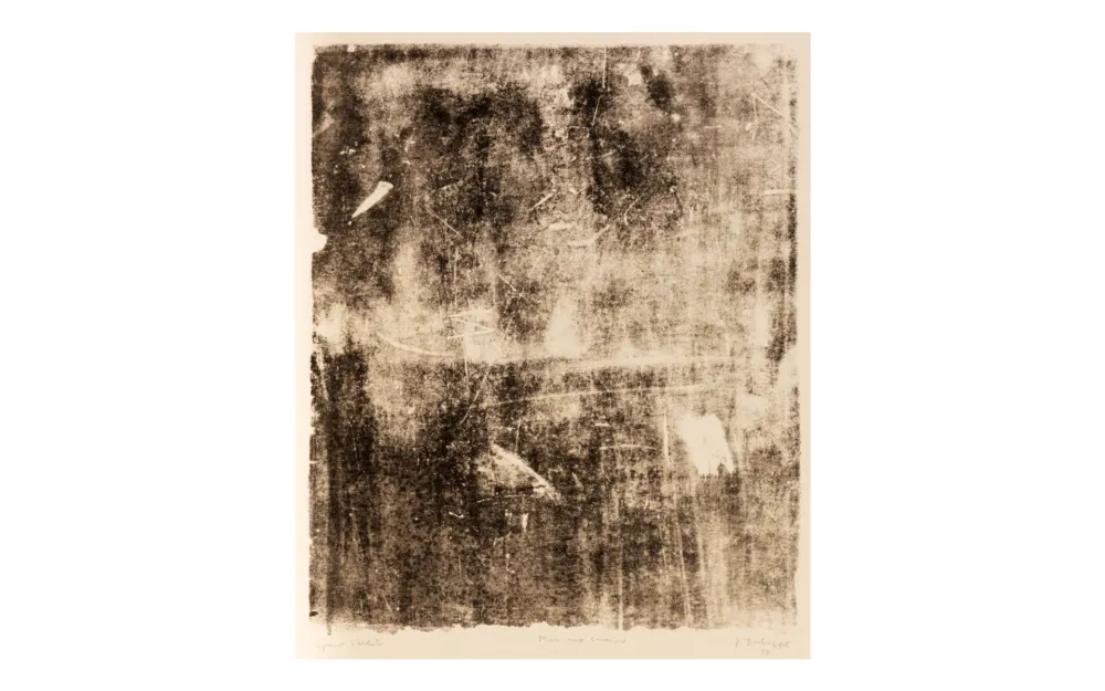 Lithografie Dubuffet - MUR AUX SOUVENIRS - 1958