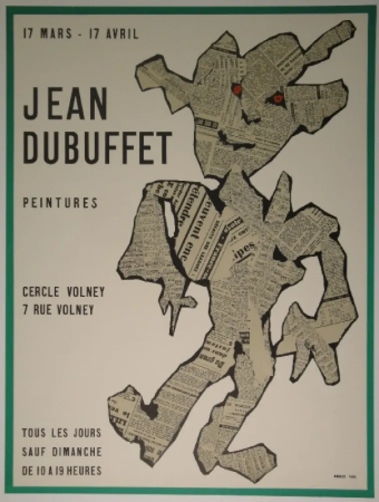 Lithografie Dubuffet - Peintures