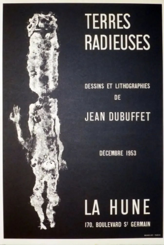 Lithografie Dubuffet - Terre radieuse, la hune