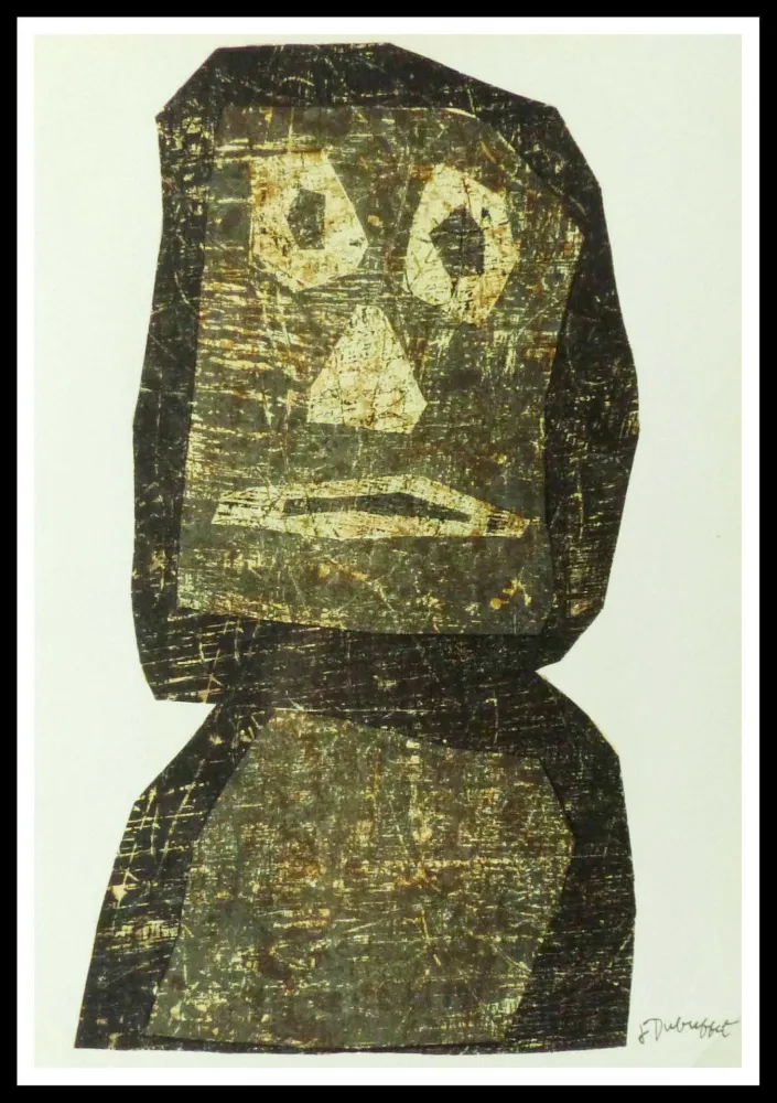 Lithografie Dubuffet - TOTEM MOAI