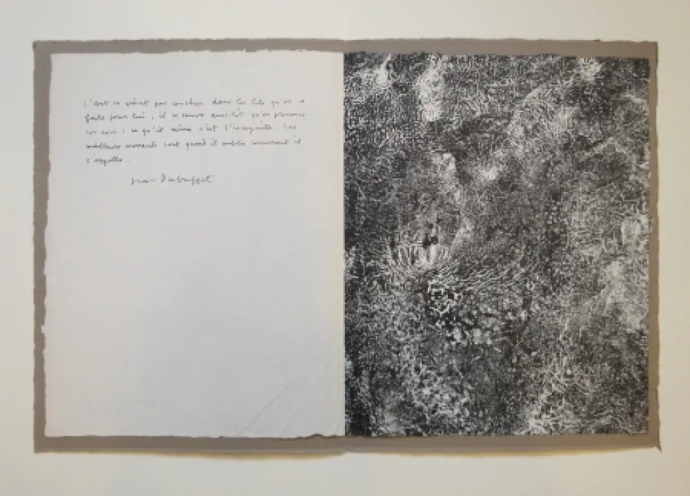 Lithografie Dubuffet - Untitled