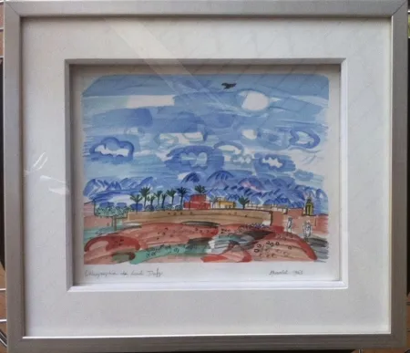 Lithografie Dufy - Marrakech