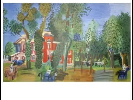 Lithografie Dufy - PADDOCK  PARIS