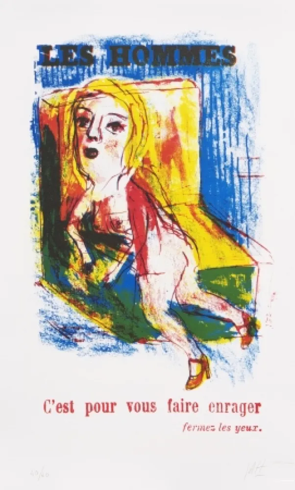 Lithografie Dutertre - C'est pour vous faire enrager