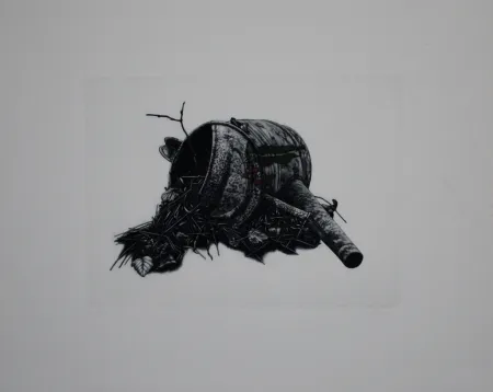 Mezzotint Ebert - Gießkanne / Watering-Can