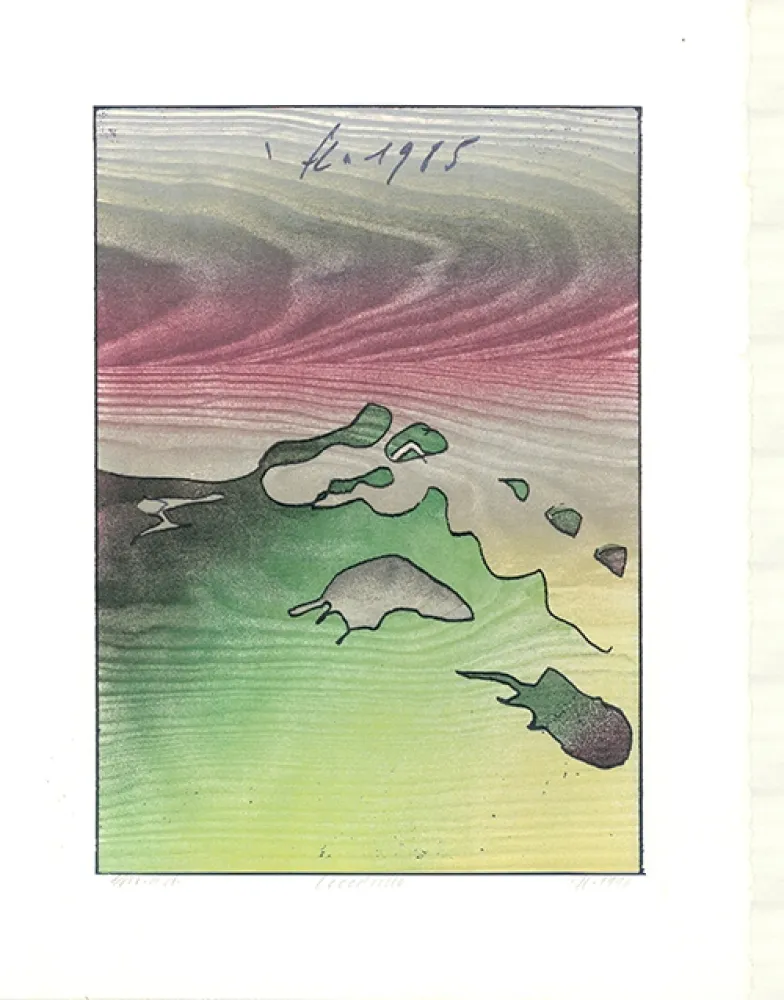 Houtsnede Eggenschwiler - Cocodrillo