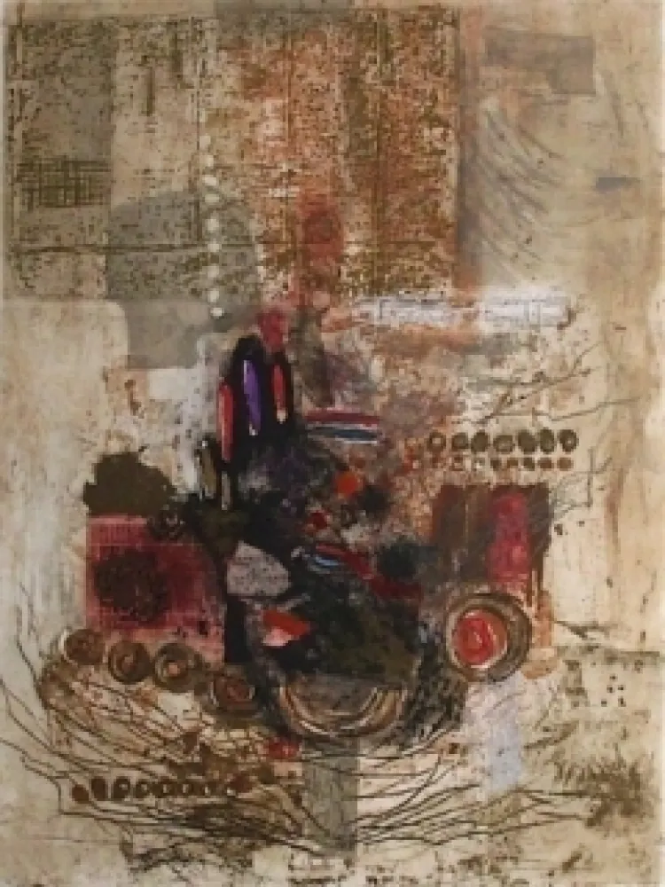 Ets En Aquatint Engel - Larghetto 