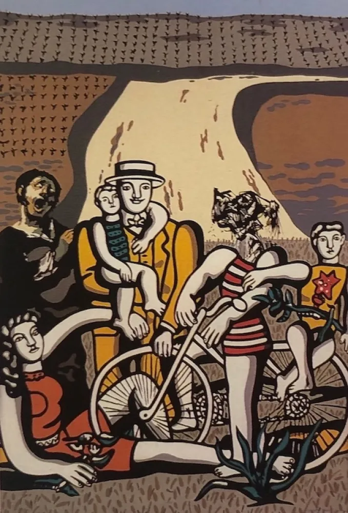 Zeefdruk Equipo Cronica - Un día en el campo (carpeta Conmpositions)