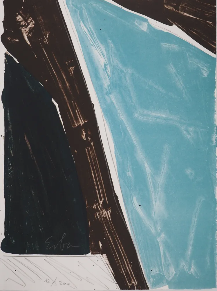 Lithografie Erben - Les Jours Tombent (Die Tage fallen)