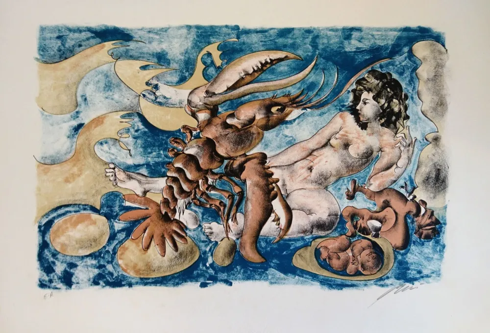 Lithografie Erni - Cancer