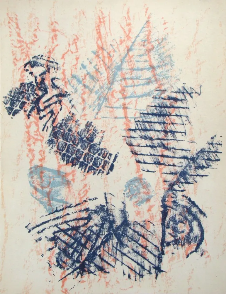 Lithografie Ernst - Composition abstrait