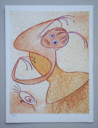 Lithografie Ernst - Hommage à San Lazzaro