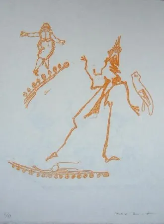 Lithografie Ernst - Lewis Carroll's Wunderhorn 15