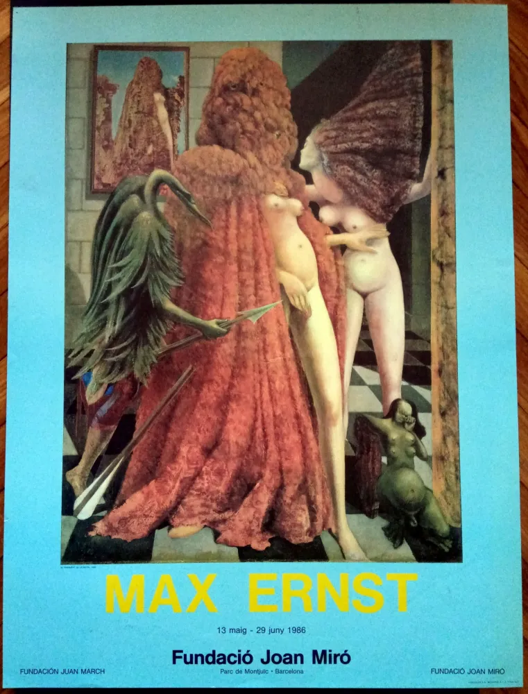 Poster Ernst - Max Ernst Fundació Miró 1986
