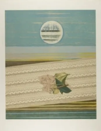 Lithografie Ernst - Mer et soleil