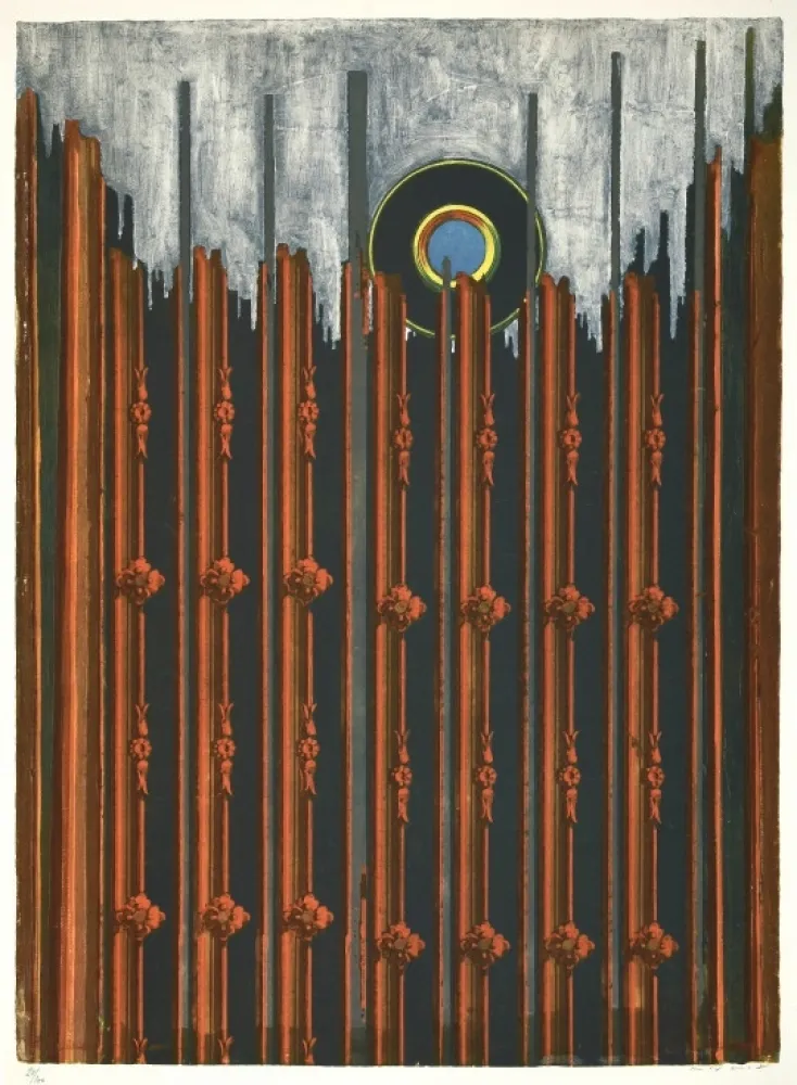 Zeefdruk Ernst - Mur et Soleil