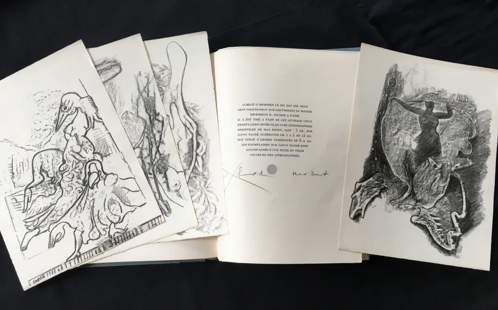 Geïllustreerd Boek Ernst - Paul Éluard : CHANSON COMPLÈTE. Avec 4 Lithographies de Max Ernst (1939)