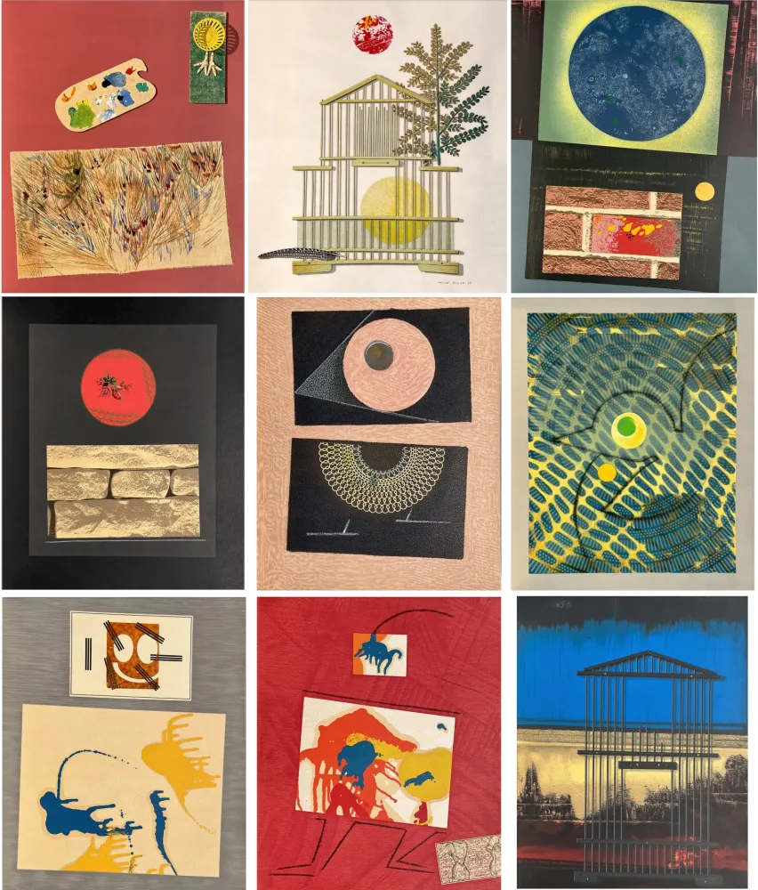 Geïllustreerd Boek Ernst - René Char. DENT PROMPTE. Avec 11 lithographies originales (1969)