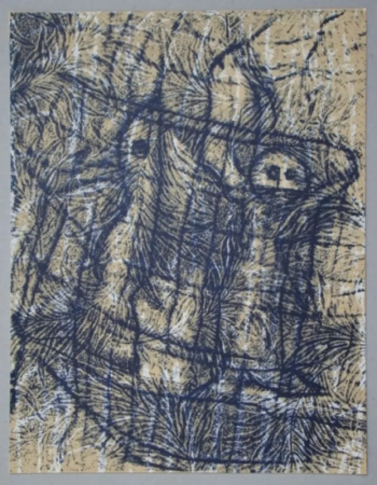 Lithografie Ernst - Un chant d'amour