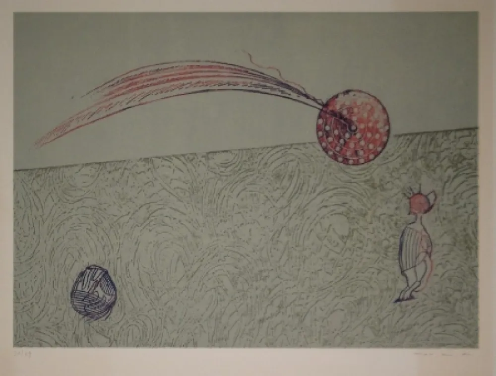 Lithografie Ernst - Untitled