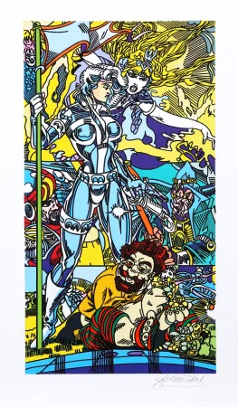 Lithografie Erro - Forgotten Future