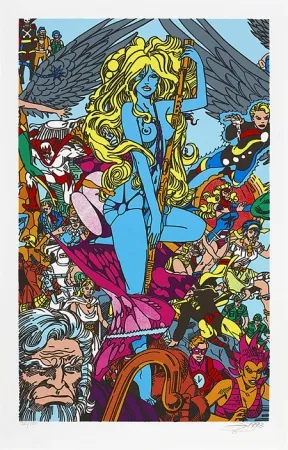 Zeefdruk Erro - La femme fatale I