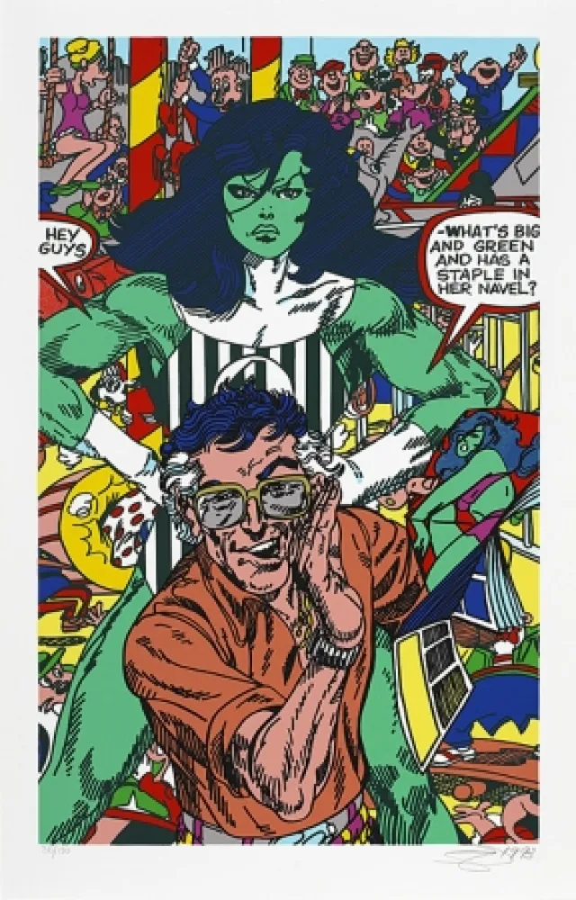 Zeefdruk Erro - La femme fatale II