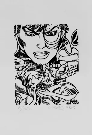 Lithografie Erro - Lithographie originale / Original lithograph